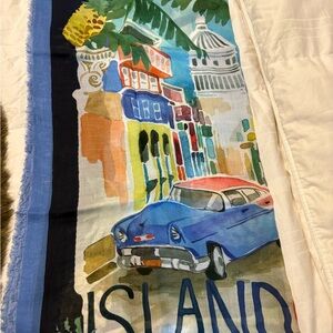 Talbots Multicolor Island Scarf
